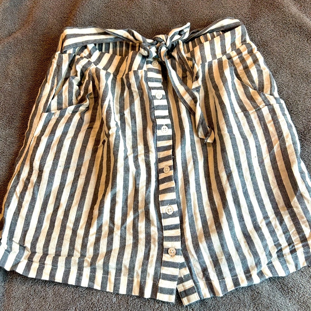 Striped Nautical Mini Skirt 🌊